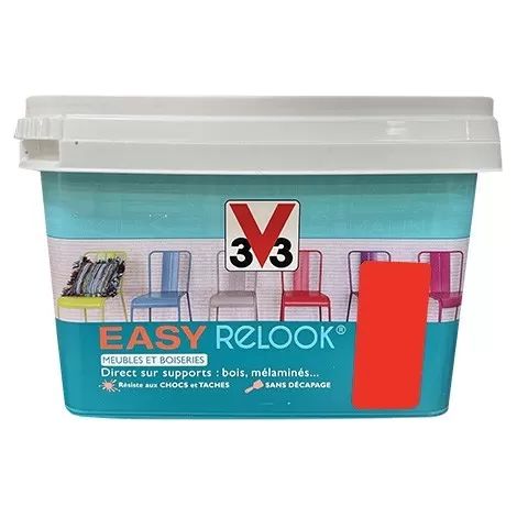 V33 Vernis Easy Relook Rouge spicy 0,5 L (1/3)