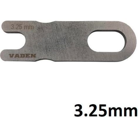 Lame de compensateur d'entretoise de réglage d'injecteur Volvo 3,25 mm  VAD130005026