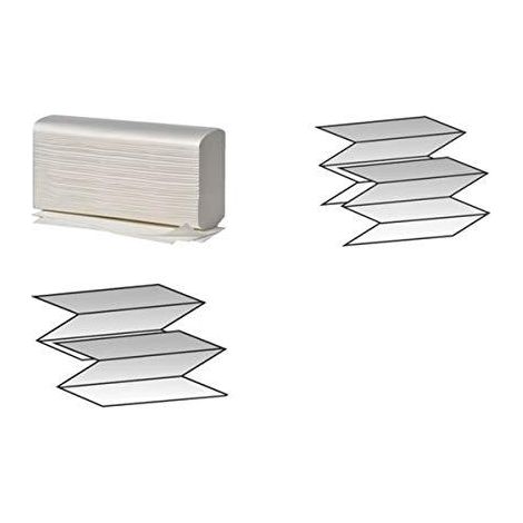 fripa Ultra weiße Papierhandtücher 150 Blätter pro Paket