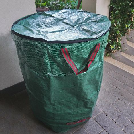Filiyano – sac à déchets verts – Sacs de jardin 120 litres, sac à déchets verts, sac poubelle imperméable, sac à feuilles réutilisable, composteur (1/5)