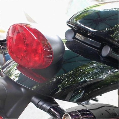 Cubierta de lente de señal de giro tipo bomba de humo para Touring Road Glide Road Luz de señal de giro plana de 3-1/4 pulgadas para carretera