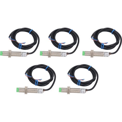 5 pièces capteur de proximité M18x1 détecteur de distance 2 fils normalement fermé 90‑250VAC (1/5)