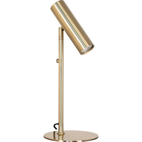 Lampada da tavolo Paris in acciaio ottone orientabile (1/5)