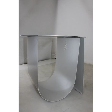 [GEBRAUCHT] B-Ware Bloomingville Cher Beistelltisch Couchtisch Tisch Nachttisch ø43x H38cm Hellgrau