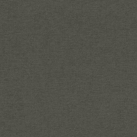 Papier peint intissé 449853, uni, 53 x 1005 cm, Rasch Country Charm Noir (1/5)