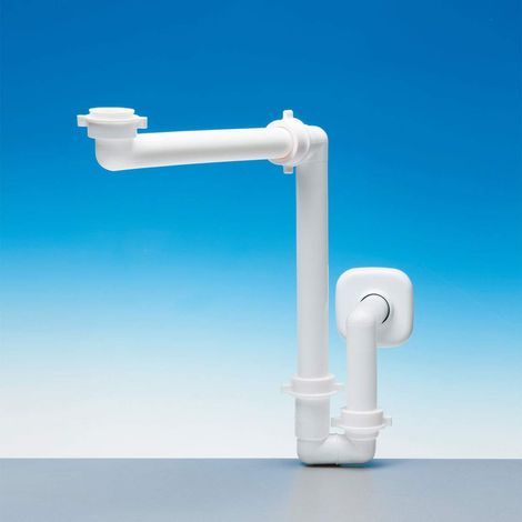 Sifone Salvaspazio per Lavabo Consolle 11/4 x 32÷40 Lira (1/5)