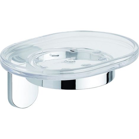 PORTE-SAVON ACIER CHROMÉ ET ABS