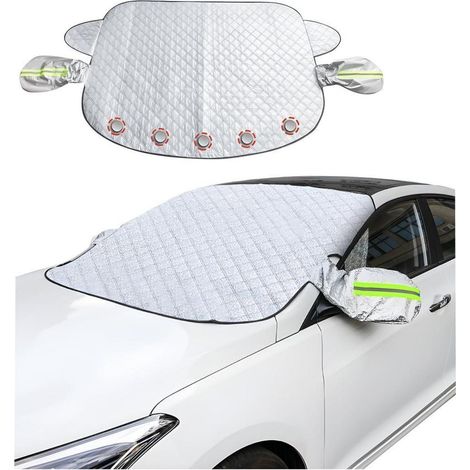 Frontscheibenabdeckung Auto mit Magneten, 148x116cm, Winter & UV-Schutz (1/5)