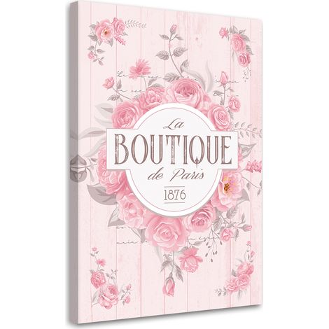 Tableau sur toile Fleurs Shabby Chic 60x90 (1/5)