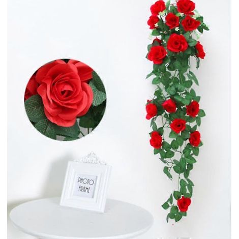künstliche Rosen, künstliche Blumen, künstliche Grünpflanze, künstliche Pflanzen, künstliches Grün für den Außenbereich, künstliche Blumen für den Außenbereich (1/3)