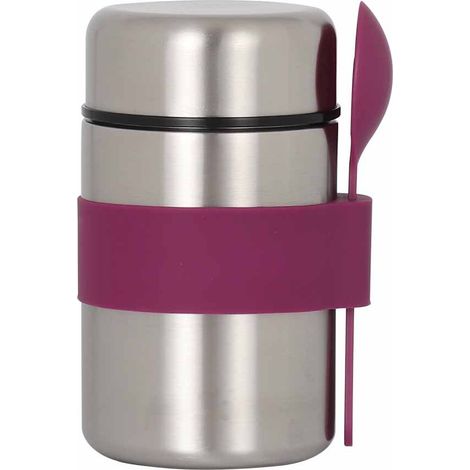 Schmortopf aus Edelstahl 304, doppelwandige isolierte Lunchbox, Porridgebecher, tragbarer Frühstücksbecher, Thermoisolator (1/5)