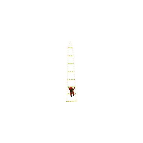 Lumières d'échelle de Noël avec Père Noël, 4,86 pieds, X-mas d'ornement suspendues pour arbre Noël avec minuterie, télécommande, 8 modes clignotants, lumières LED suspendues pour mur chambre (1/4)
