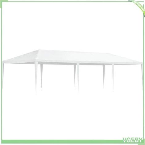 Tente de réception - FAFEICY - 48500 - 9 x 4 m - PE imperméable UV - Armature fer robuste (1/5)