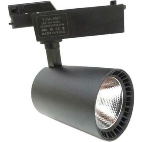 Faretto led a binario 20w monofase illuminazione a binario led fb-14 3000k (1/2)