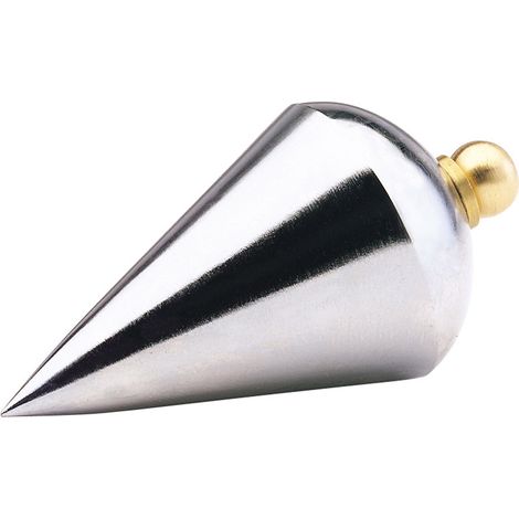 Draper 130g Steel Plumb Bob – Precision Construction Leveling Tool with Durable Steel Construction (Model 52172)
