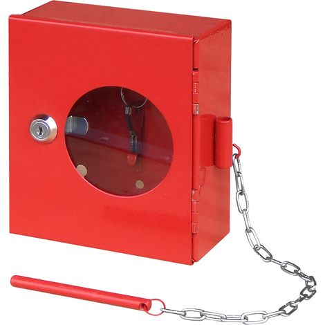 Cassetta di sicurezza vetrata con rompighiaccio 16x14x6 cm OUTIFRANCE