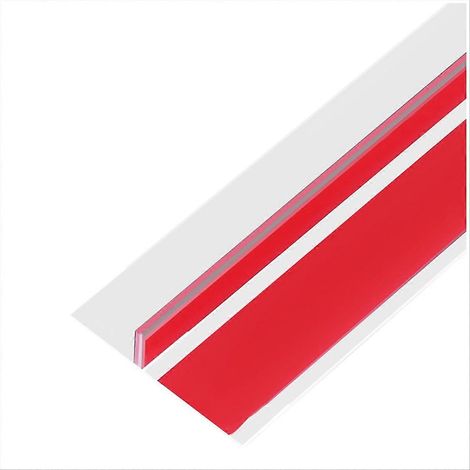 T-förmige, transparente Silikon-Dichtungsleiste für Türen und Fenster, Türdichtung, Zugluftstopper für Seitentüren (1/5)