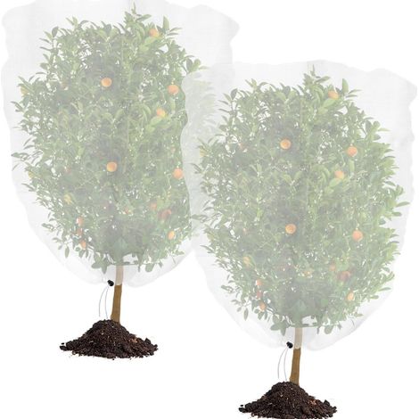 2 Pièces Moustiquaire, Moustiquaire, Moustiquaire, Rouleau, Moustiquaire, Filet de Protection de Jardin, Filet Fin, Filet de Jardin pour Protéger Les Plantes, Fleurs, Légumes et Fruits (1,8 m x 1,8 m)