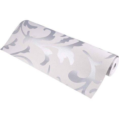 SJLERST Wallpaper Papier peint damassé, non tissé Papier Peint Luxe de Européen pour chambre à coucher, séjour, TV arrière (1/5)