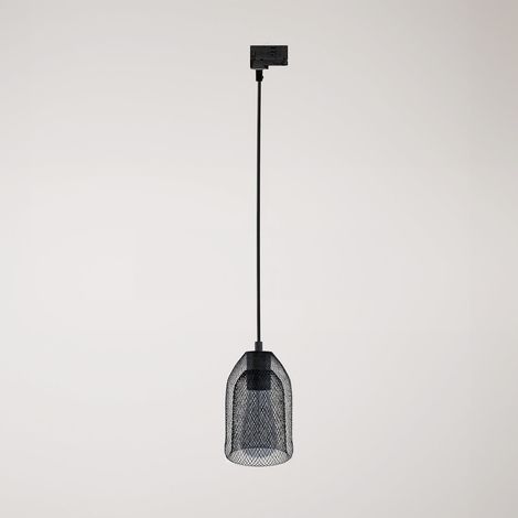 Creative Cables Ghostbell Pendelleuchte mit Schirm für Schienensysteme – Leuchtmittel inklusive