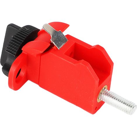 Cadenas de sécurité pour disjoncteur miniaturisé Verrouillage à levier Résistant aux produits chimiques Structure durable en plastique (1/5)