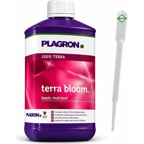 Plagron Terra Bloom 1 Liter Mineralischer Blütedünger Pflanzendünger Blüte (1/5)