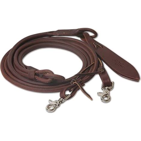 Ranch heavy oil romal reins 54'': ONE SIZE, oliato