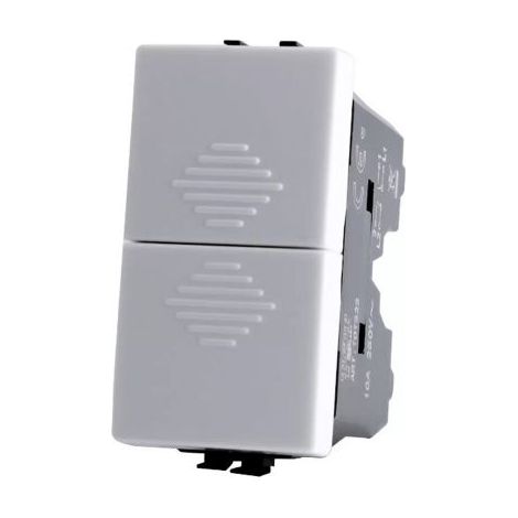 Mapam serie elettrica Frutti Compatibili serie Bticino Matix - JOY Doppio pulsante