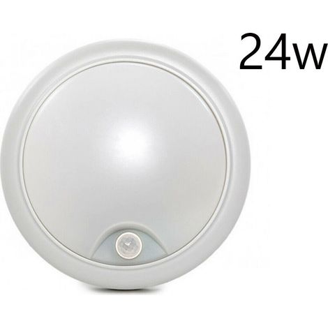 24W RUNDE LED-DECKENLEUCHTE KALTLICHT INFRAROT MIT BEWEGUNGSMELDER 175