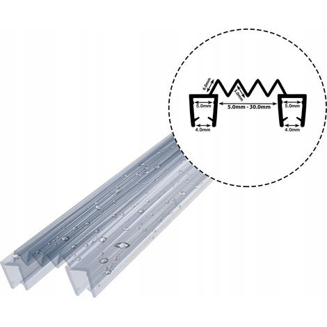 Duschkabinendichtung DK12 4 mm - 5 mm 110 cm (1/5)