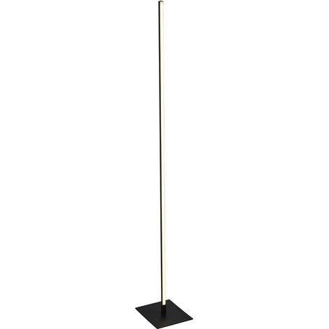 Searchlight Tribeca Lampadaire à 1 lumière LED, changement de couleur de la température, noir mat 2700/3000/4000K