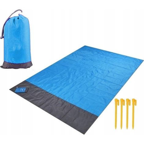 Manta de playa, funda para picnic de 200x140 cm, impermeable. (1/5)