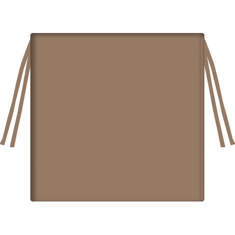 TIP 40x40 Cappuccino Gartenstuhlkissen, wasserdicht, abnehmbarer Bezug (1/5)