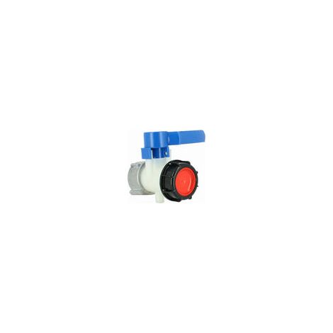 Valve de réservoir - Écrou S60X6 et sortie S60X6 - Compatible 1pc (1/5)