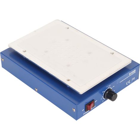 Plaque chauffante de soudage 450W, station de soudage électronique avec contrôle précis, plaque en alliage d'aluminium pour atelier et réparation électronique, 220-240V EU. (1/5)
