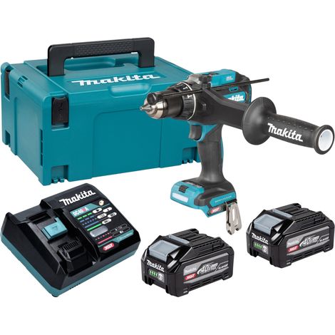 Makita - 40V Akku-Schlagbohrschrauber, 2x Akku 4,0 Ah Li-Ion, Ladegerät HP003GU201 (1/5)