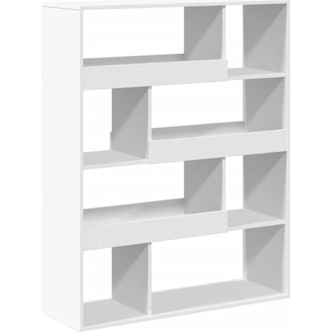 Maison Exclusive - Bücherregal Weiß 100x33x125,5 cm Holzwerkstoff