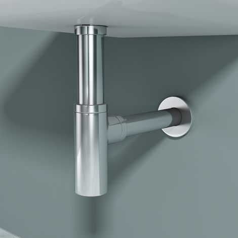 Sogood Siphon design pour lavabo vasque salle de bains en laiton chromé S05 (1/5)