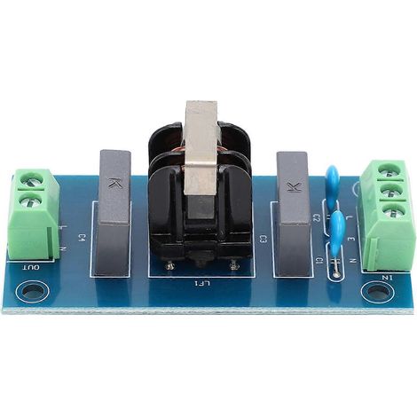 EMI-Filtermodulplatine (PCB) mit Wellen- und Klangverbesserungs-Drehcrimpanschluss, 220 V Wechselstrom