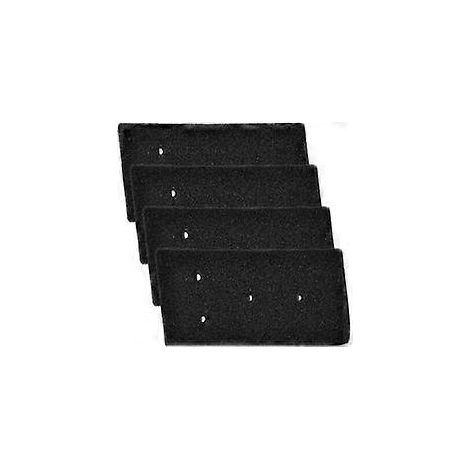 Lot de 4 filtres : tapis filtrants en éponge pour sèche-linge Bauknecht, Privileg, Whirlpool. (1/5)