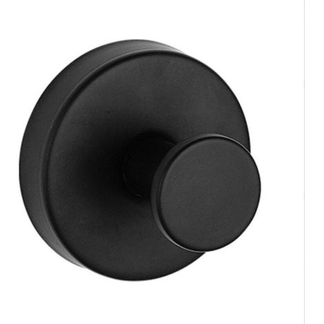 Crochets Ventouse Sous Vide, 2PCS Crochet Mural d'Aspiration,Ventouse Salle de Bain Étanche, Amovible et Réutilisable Crochet Mural Ventouse pour Cuisine, Porte en Verre (Noir) (1/4)