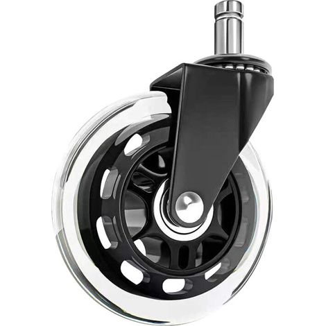 Set di 5 ruote, 50 kg, nere (1/5)