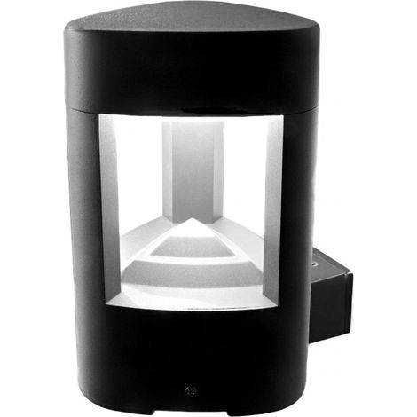 Applique alluminio gea led janet up ges492 led lampada parete moderna esterno gx53 ip54