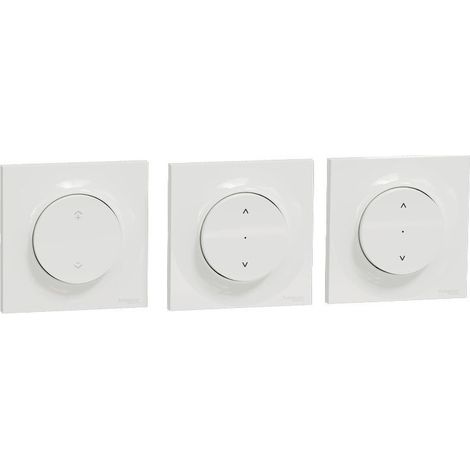 Schneider Electric – Kit commande sans fil pour 2 volets roulants – Encastré – Télécommande 2 canaux – Compatible Wiser Odace (1/3)