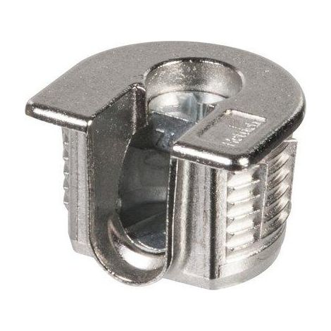 Hettich – Équerre de fixation excentrique VB 35/19 – Coulis moulé sous pression au zinc – Pour perçage de 20 mm – Compatible System 32 (1/3)