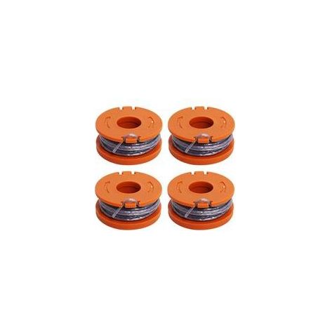 panthem Coupe-herbe Coupe-herbe Cordon Bobine Ligne Compatible avec Mac Allister MGTP18Li, 10ft 1,65 mm Autofeed Strimmers Bobines de rechange (4 paquets) (1/5)
