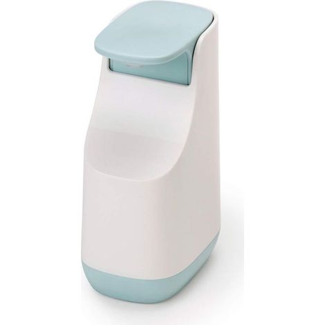 GROFOO Distributeur de Savon Compact à Pompe Plastique 350ML Buse Base Antidérapante Distributeur Compact pour Salle de Bain Shampoing Lave-Mains Bouteille Liquide (1/5)