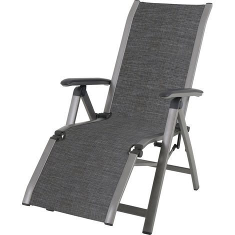 MWH Relaxsessel Elo Relaxliege Alu Gestell Gartenliege Sonnenliege Gartenstuhl