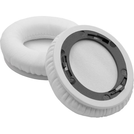 vhbw Almohadillas oídos de repuesto compatible con Beats by Dr. Dre Solo HD 1 auriculares, cascos - blanco
