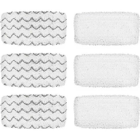 Lingettes de nettoyage vapeur pour aspirateurs et nettoyeurs vapeur Bissell PowerFresh Vac & Steam 2747A, 1132, 1543, 1632 et 1652 de la série Symphony, lot de 6 (1/5)